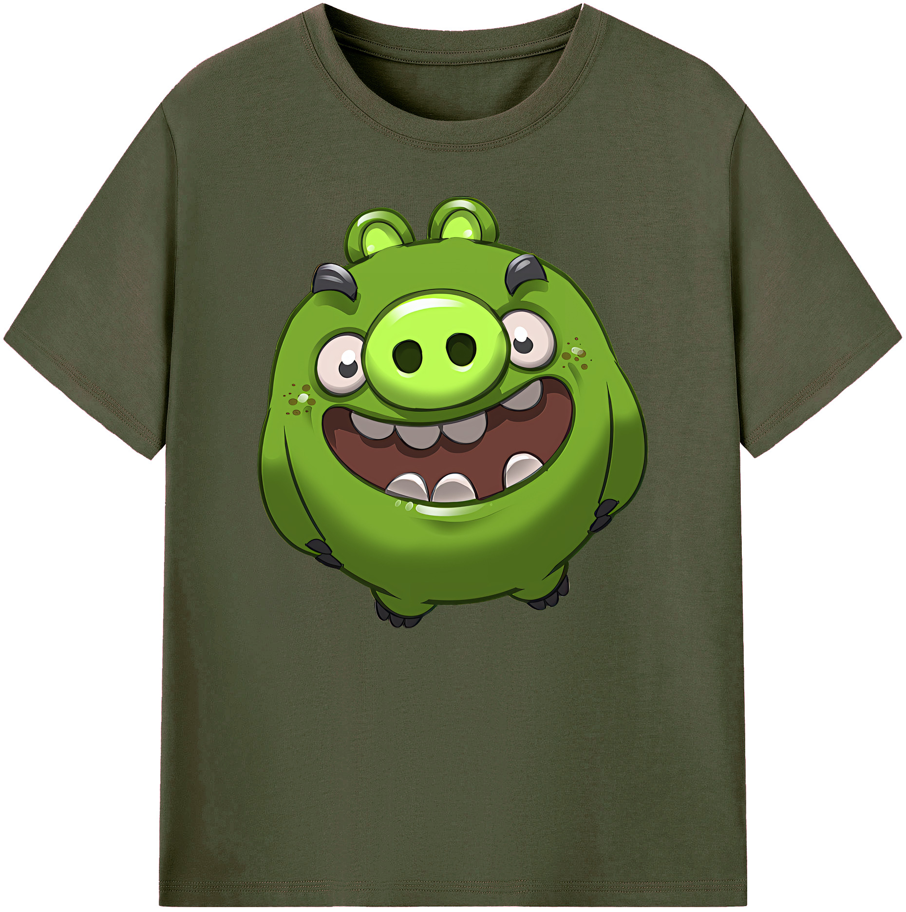 （画像用） Angry Birds アングリーバード 綿100％ メンズ半袖Tシャツ｜肌触りやわらか＆通気性
